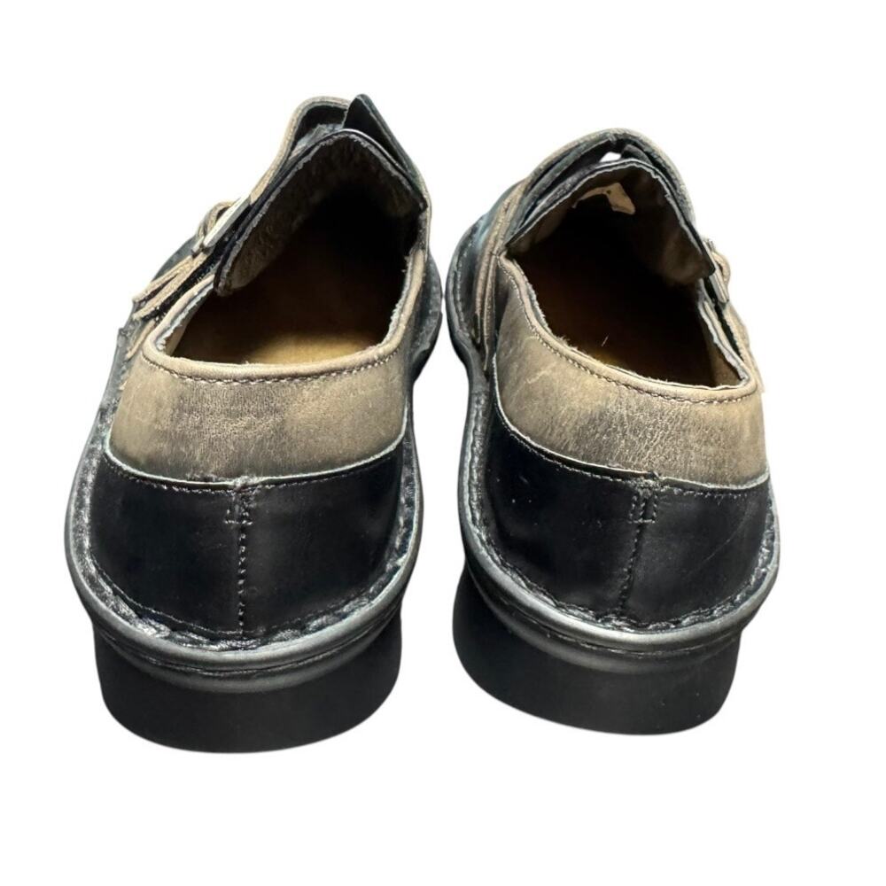 Naot Celesta Mary Jane Comfort Shoes Size EU 38 US 7–7.5 Black Gray Leather EUC - Picture 7 of 11